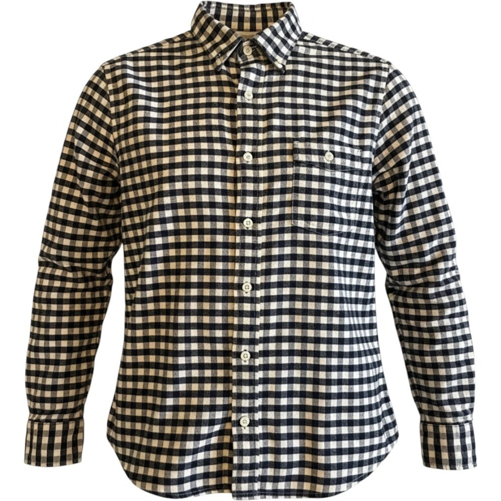 Jack‎ Spade Mens Gingham Button Down Shirt Navy White Cotton Size M Preppy